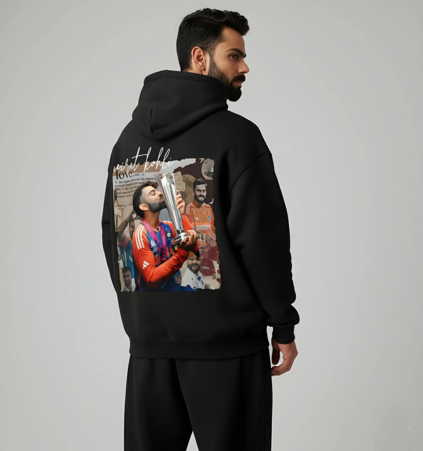 Virat 18 Signature Oversized Hoodie — Premium Heavyweight Hoodie