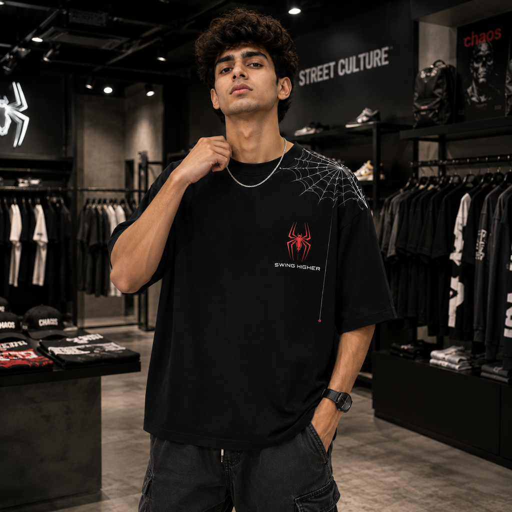 Spider Higher Oversized T-Shirt