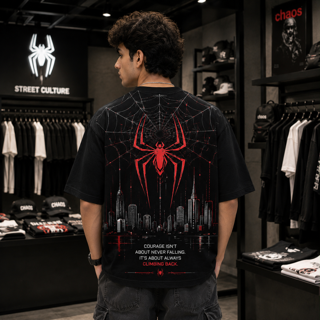 Spider Higher Oversized T-Shirt