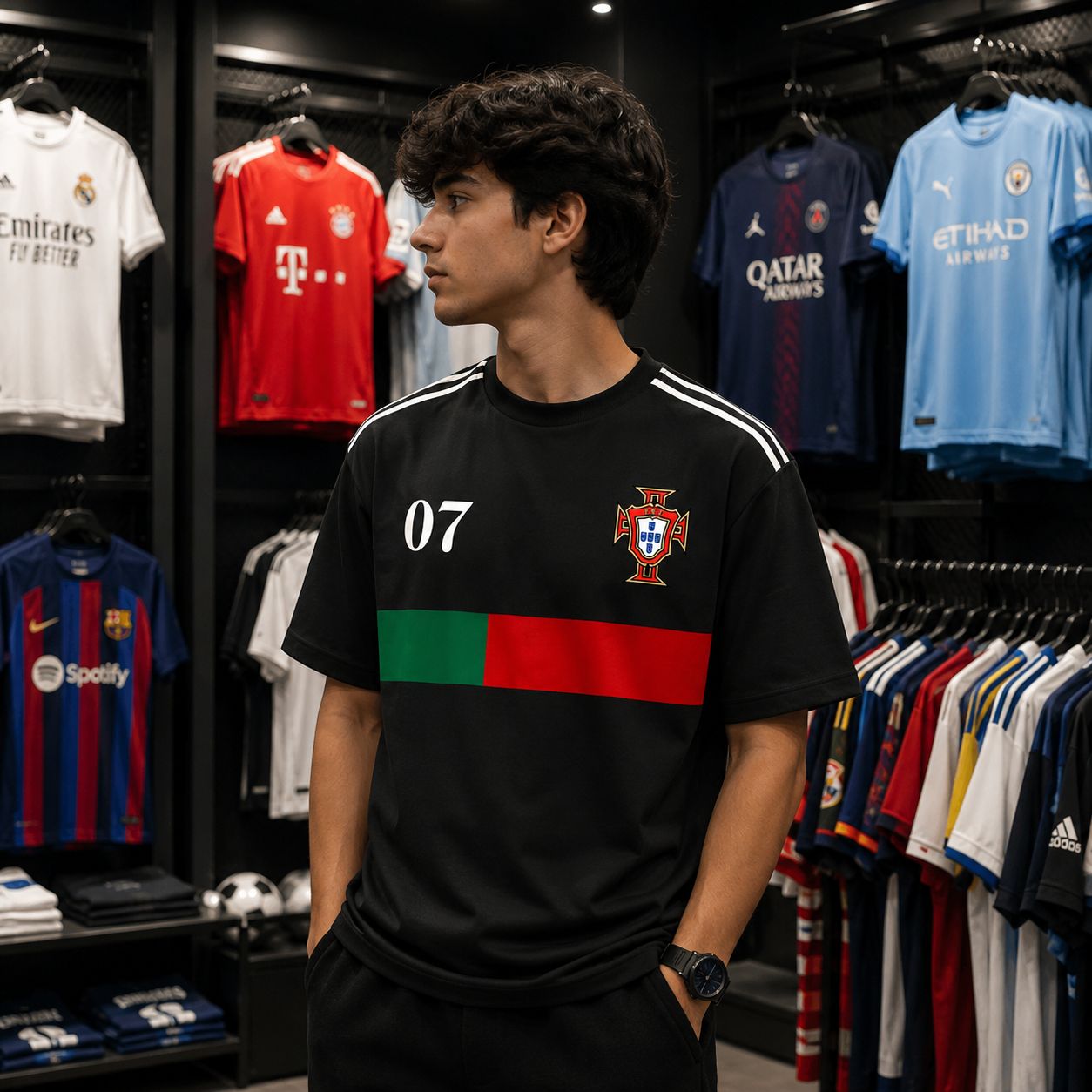 Ronaldo Portugal Oversized T-Shirt