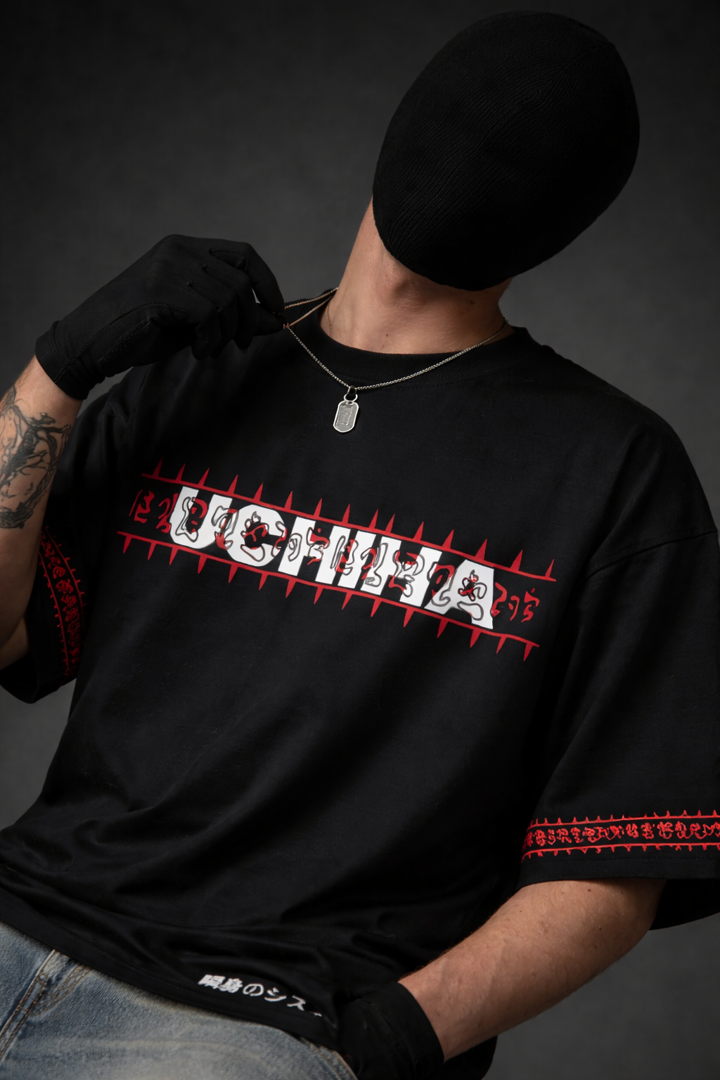 Uchiha Clan Anime Oversized T-Shirt