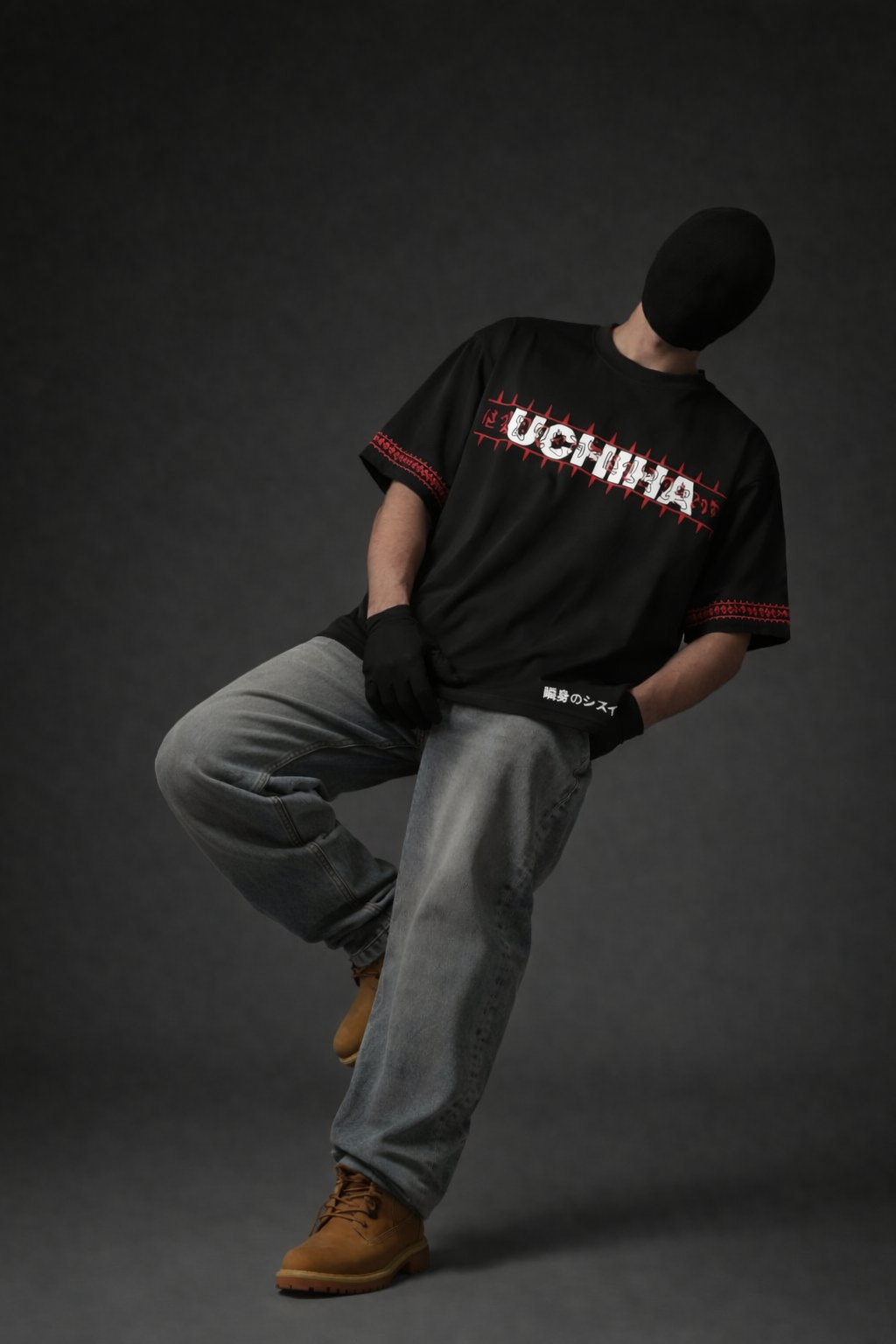 Uchiha Clan Anime Oversized T-Shirt