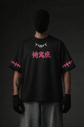 Warrior Japanese Graphic Oversized T-Shirt